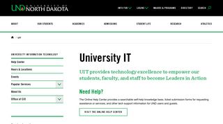 Tech Support | Center for Instructional and Learning ... - UND