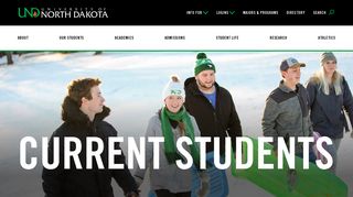Current Students | University of North Dakota - UND