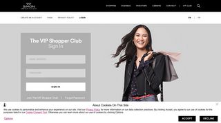 Login Or Signup For The VIP Club - Premium Outlets