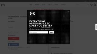 Join UA/Log In - Under Armour