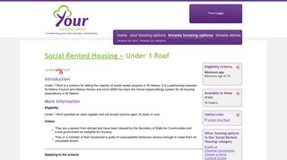 Your Housing Group - Under 1 Roof
