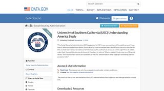 University of Southern California (USC) Understanding America Study