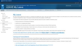 LEAVE My Leave - UNDP