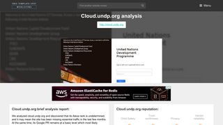 Cloud Undp. More on cloud.undp.org. - Popular Website Reviews