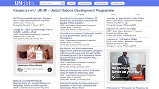 Vacancies with UNDP - United Nations Development Programme ...