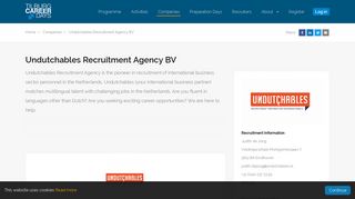 Undutchables Recruitment Agency BV - Tilburg Career Days