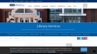 Library Services | University of New England in Maine, Tangier and ...