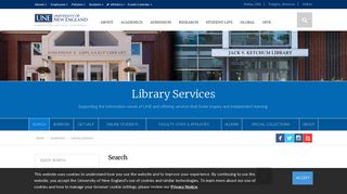 Search | Library Services | University of New England in Maine ...