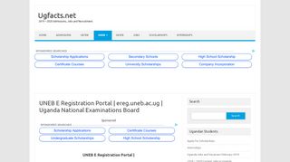 UNEB E Registration Portal | ereg.uneb.ac.ug | Uganda National ...