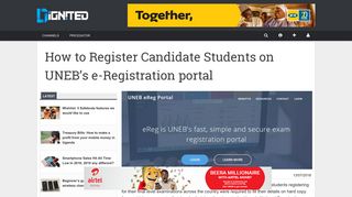 How to Register Candidate Students on UNEB's e-Registration portal ...