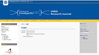 Login - Portal Investiga UNED