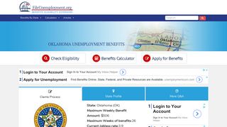 Oklahoma Unemployment - Benefits, Eligibility & Claims