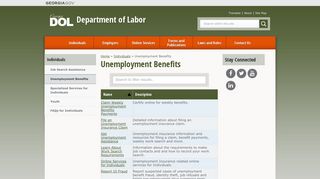 Unemployment Benefits | Department of Labor
