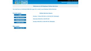 Employer Portal Welcome - Wisconsin - Wisconsin Unemployment ...