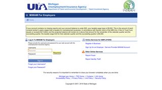 MiWAM - Unemployment Insurance Agency