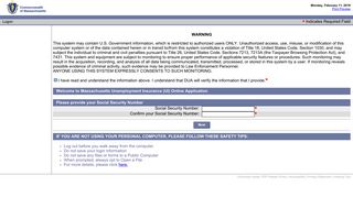 DUA - Unemployment Insurance (UI) Online