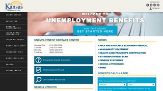 HOME - Benefits - Kansas Department of Labor