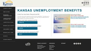 Home - Benefits - Kansas Department of Labor - Unemployment