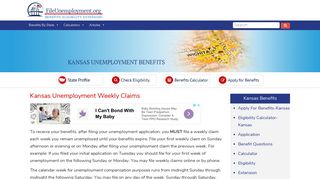 Kansas Unemployment Weekly Claims - FileUnemployment.org