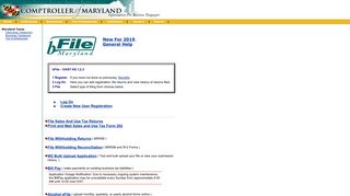 bFile - interactive.marylandtaxes.com - Comptroller of Maryland