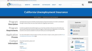 California Unemployment Insurance | Benefits.gov