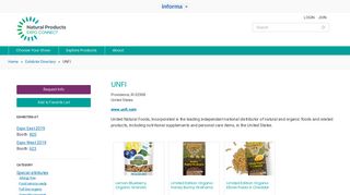 UNFI | The Natural Products Brands Directory