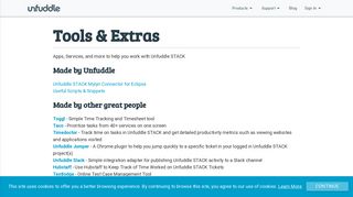 Unfuddle Tools, Apps, Services and More