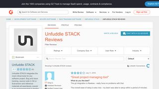 Unfuddle STACK Reviews 2018 | G2 Crowd