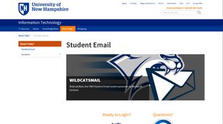Student Email | Information Technology - University of New Hampshire