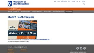 Student Health Insurance | Health & Wellness