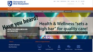 Health & Wellness | - University of New Hampshire