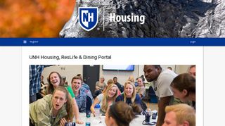 UNH Housing , ResLife & Dining Portal