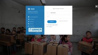 Sign In - UNHCR RAIS