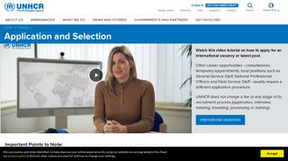 UNHCR - How to Apply