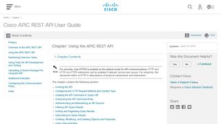 Cisco APIC REST API User Guide