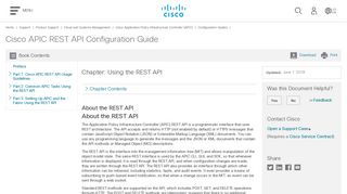Cisco APIC REST API Configuration Guide - Using the REST API ...