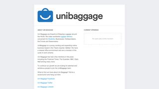 Uni Baggage - Jobs
