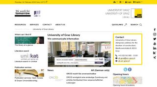 University of Graz Library - Uni Graz