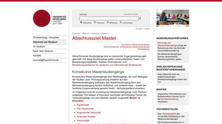 Masterstudiengänge - Uni Heidelberg