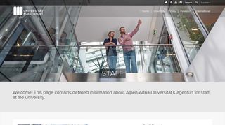 Staff – University of Klagenfurt - Alpen-Adria-Universität Klagenfurt
