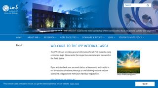 Login: IPP-Intranet - IMB Mainz