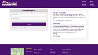 CAS – Central Authentication Service - University of Northern Iowa