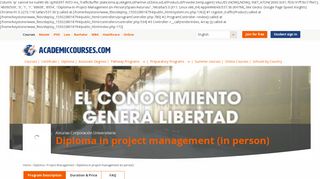 Diploma in project management (in person), Bogotá, Colombia 2019