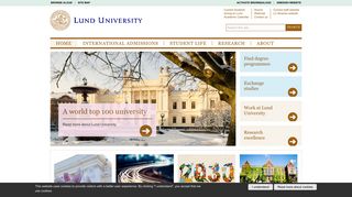 Lund University: Home