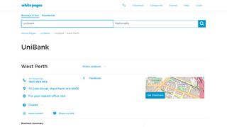 UniBank | Colin Street, West Perth, WA | White Pages®