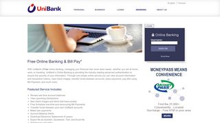 UniBank > ebanking > Online Banking