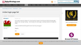 Unibet login page fail | Unibet | PokerStrategy.com Forum