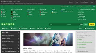 About us - Unibet