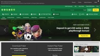 Online Poker - Play Online & Live Poker Games | Unibet UK