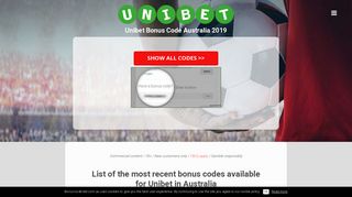 Unibet Bonus Code 2019 - 100% up to $150 or 400% up to $80